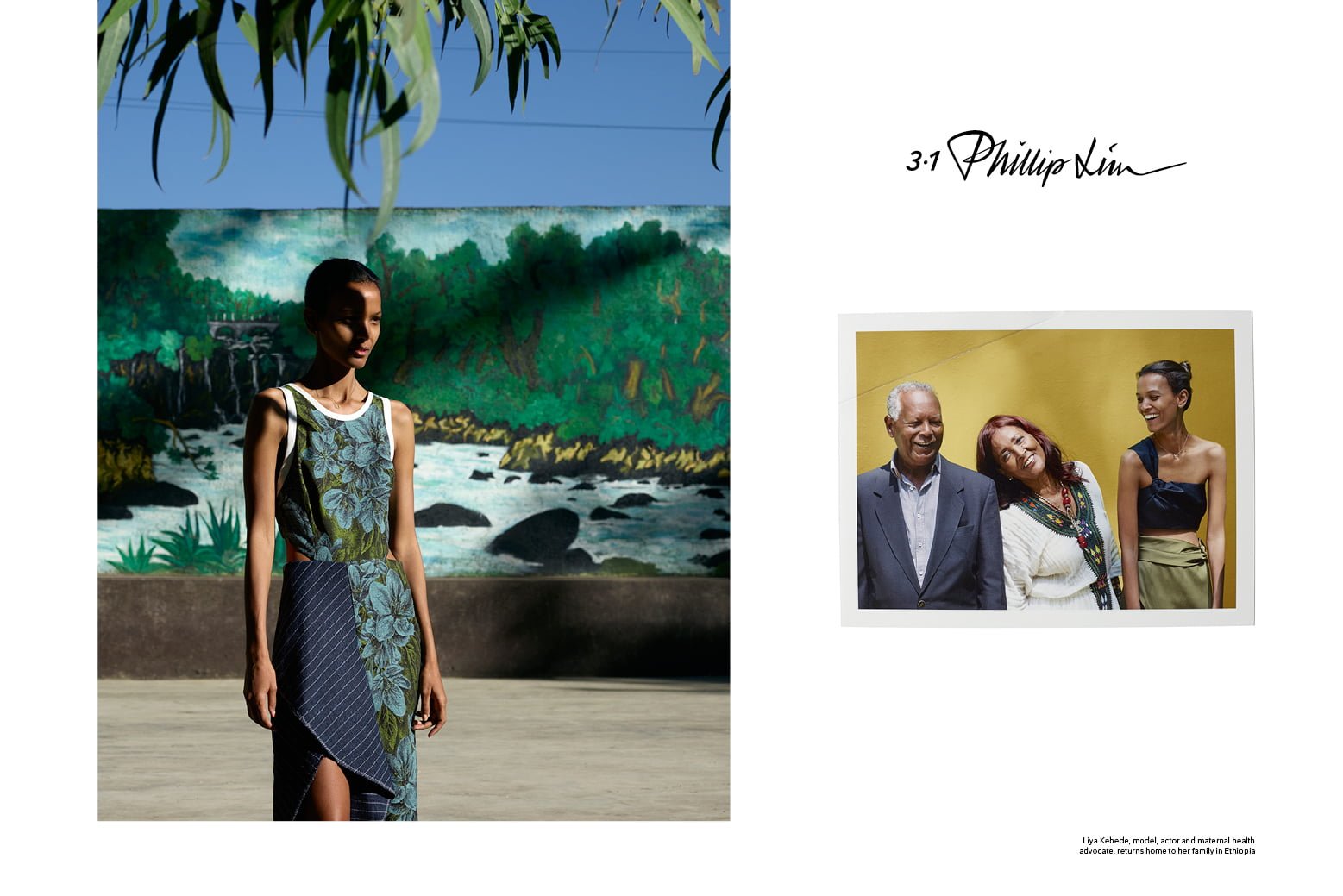 # Liya Kebede 拍攝品牌10周年 3.1 Phillip Lim：Stop & Smell the Flowers 1