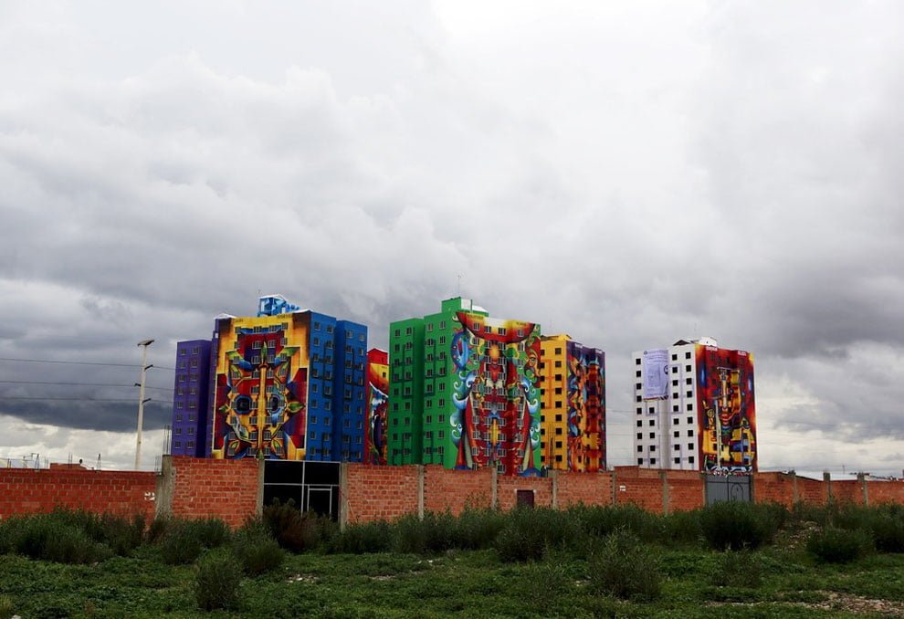＃用顏色講述故事： Roberto Mamani在玻利維亞的房屋創作 3