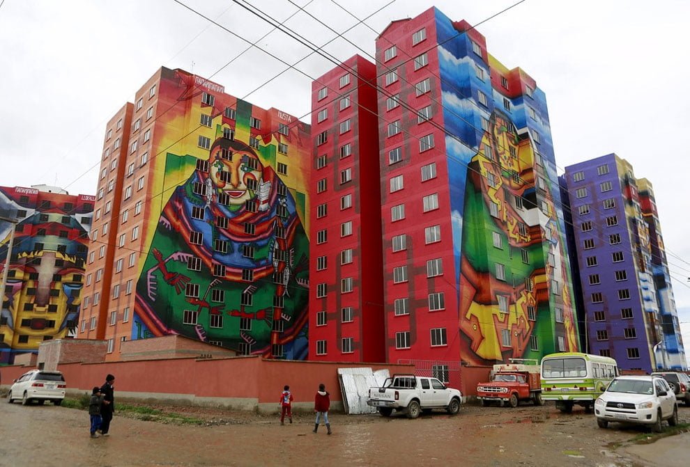 ＃用顏色講述故事： Roberto Mamani在玻利維亞的房屋創作 54