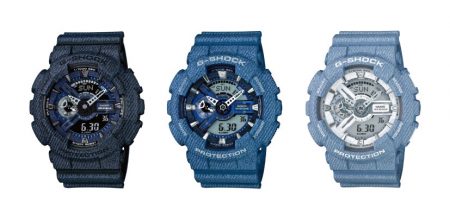 ＃ G-SHOCK & BABY-G 錶款也吹起Denim混搭：春季就用丹寧系藍調襯出品味！