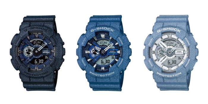 ＃ G-SHOCK & BABY-G 錶款也吹起Denim混搭：春季就用丹寧系藍調襯出品味！