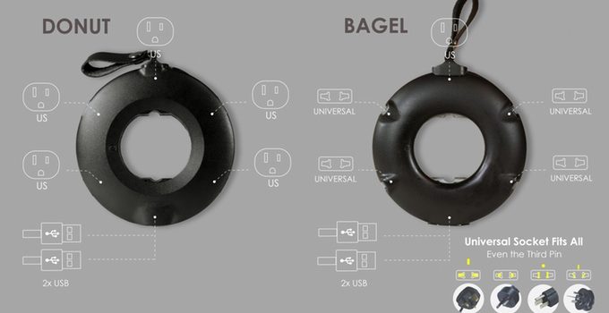 ＃ 解決所有插電問題的智能甜甜圈： MOGICS Power Donut & Bagel 延長線