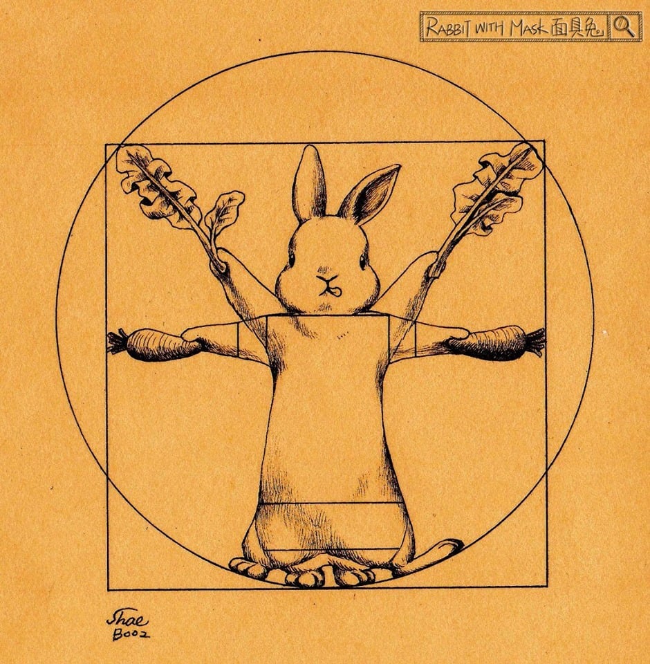 ＃ 當萌兔闖入名畫的世界：插畫家 Shae 的精緻兔子手繪之作 12
