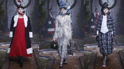 ＃ Thom Browne 紐約時裝周女裝系列：16 AW 華麗超現實的西裝解構