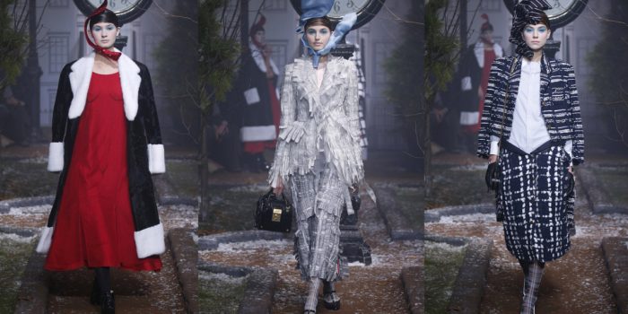 ＃ Thom Browne 紐約時裝周女裝系列：16 AW 華麗超現實的西裝解構