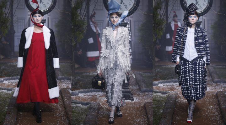 ＃ Thom Browne 紐約時裝周女裝系列：16 AW 華麗超現實的西裝解構