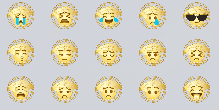 ＃ Versace 推出情人節 emoji Tee：讓專屬表情替你示愛 6