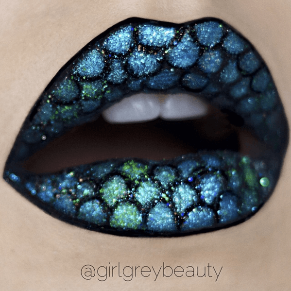 ＃ 最極致的唇妝藝術 ：看化妝師 Andrea Reed 把嘴唇當畫布畫出神奈川大波 7