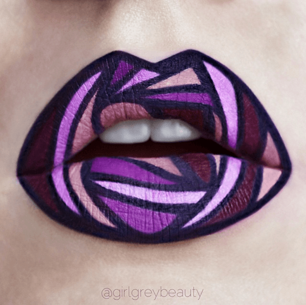 ＃ 最極致的唇妝藝術 ：看化妝師 Andrea Reed 把嘴唇當畫布畫出神奈川大波 15