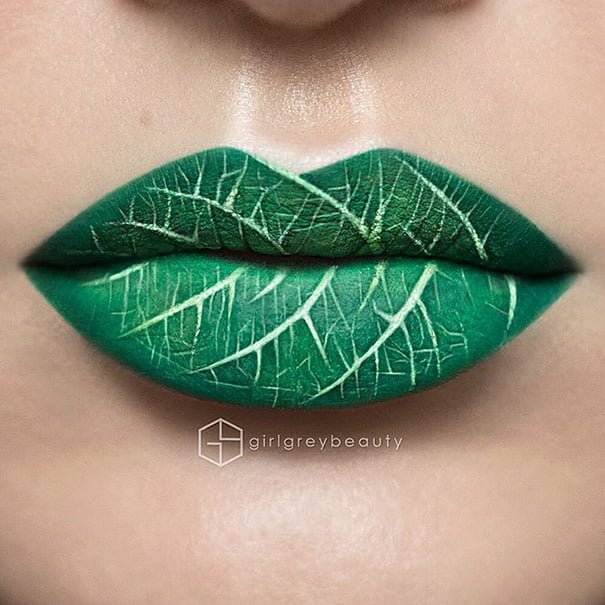 ＃ 最極致的唇妝藝術 ：看化妝師 Andrea Reed 把嘴唇當畫布畫出神奈川大波 3