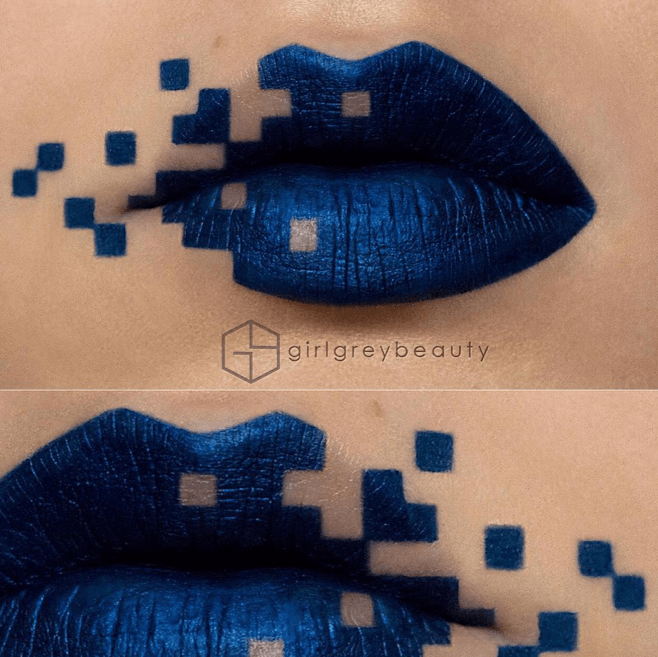 ＃ 最極致的唇妝藝術 ：看化妝師 Andrea Reed 把嘴唇當畫布畫出神奈川大波 12