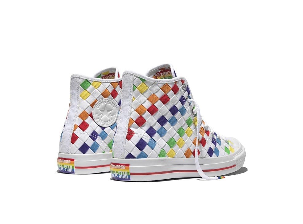 ＃ CONVERSE推出LGBT聲援鞋款：彩虹繽紛的Chuck Taylor 3