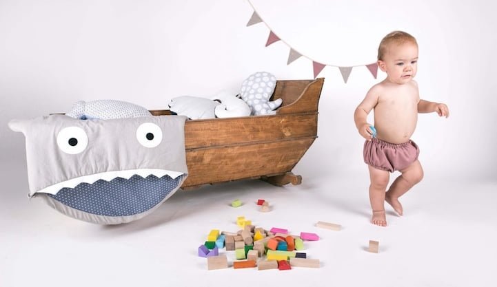 ＃ 西班牙品牌Baby Bites : 超逗趣！鯊魚咬寶寶療癒睡袋！ 1