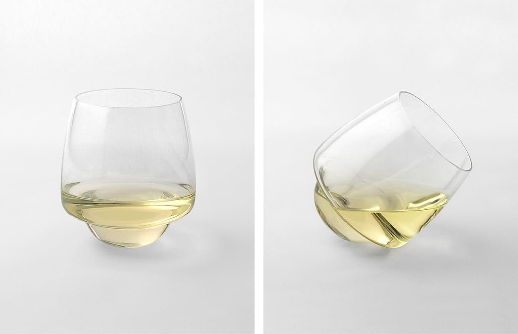 ＃ Saturn Wine Glasses設計 : 不必擔心再碰倒酒杯，碰倒自動環繞品酒！ 1