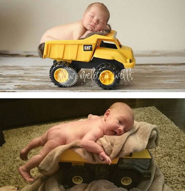 ＃ 要拍出可愛的寶寶照不簡單：來看看Pinterest上有趣的寶寶對比照吧！ 1