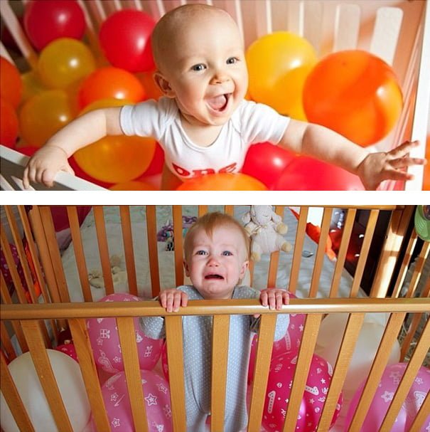 ＃ 要拍出可愛的寶寶照不簡單：來看看Pinterest上有趣的寶寶對比照吧！ 10
