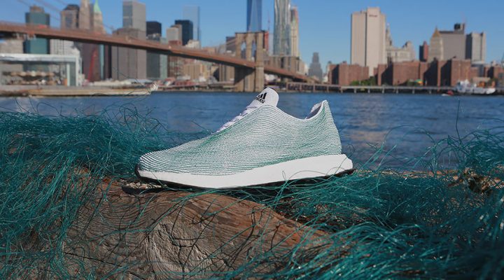 ＃ adidas X parley： 海洋廢棄物環保再生機能跑鞋