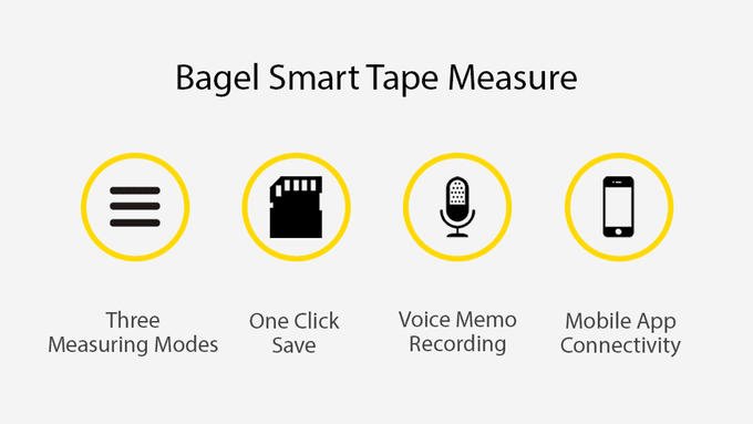 ＃ 世界上最聰明的捲尺：結合智能及多種測量模式的Bagel 7