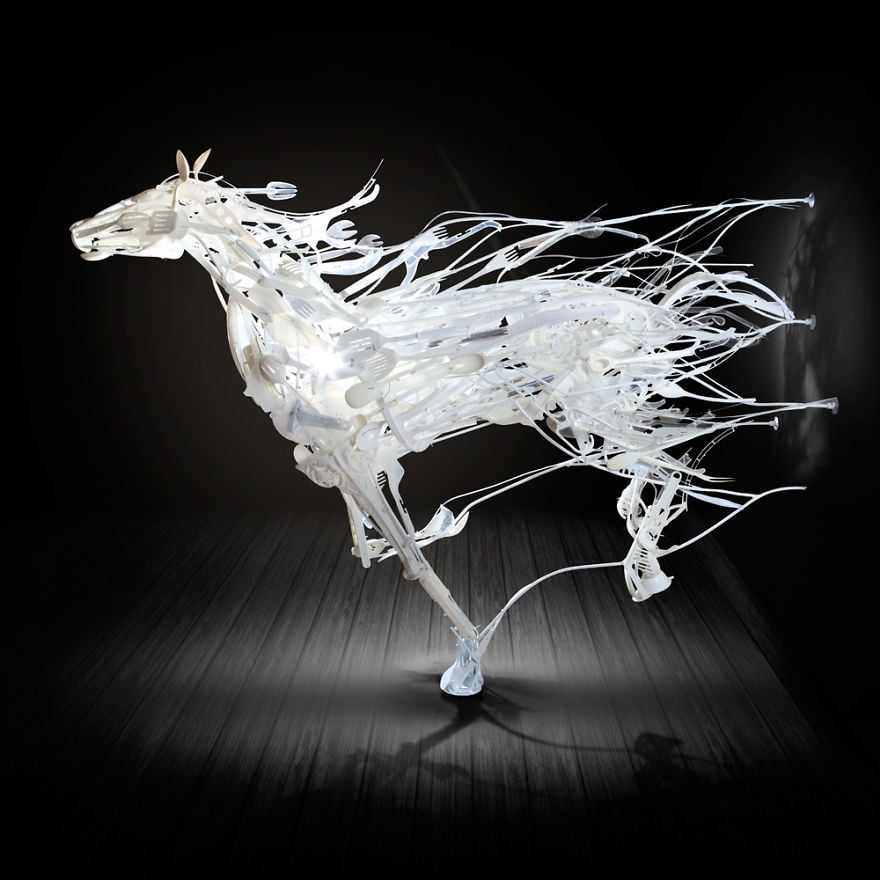 ＃ 將塑膠回收物變成動感雕塑：Saya Kaganz的動感雕塑藝術 99
