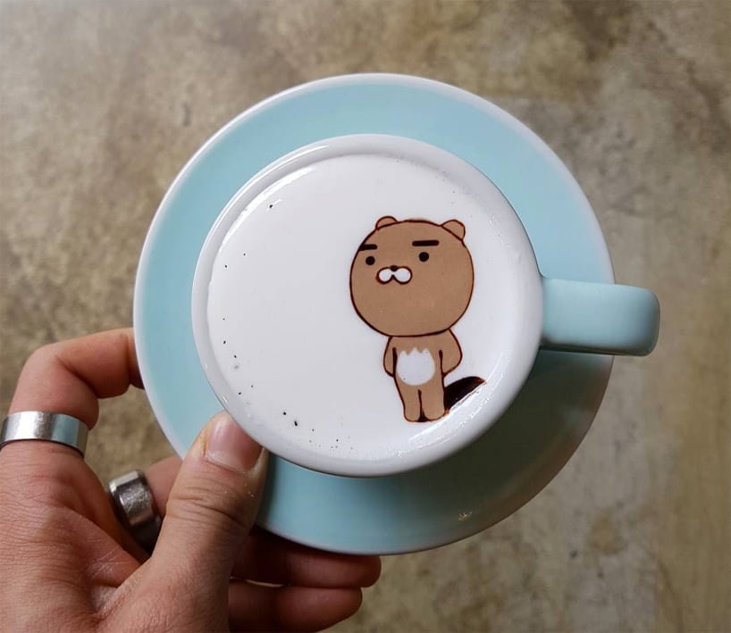 #拿鐵藝術：韓國咖啡師「李康斌」 4