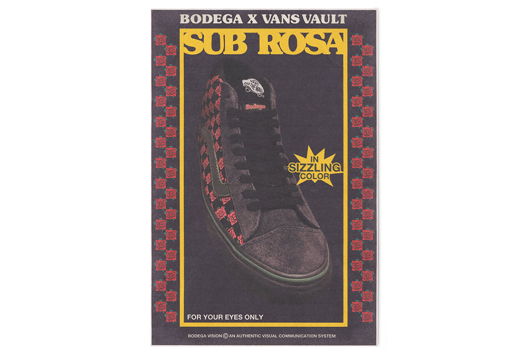 # 腳踩玫瑰：Bodega x Vans Vault 聯乘企劃「Sub Rosa」 8