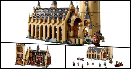 #  LEGO × Harry Potter：推出 霍格華茲學院「Hogwarts Great Hall」樂高積木