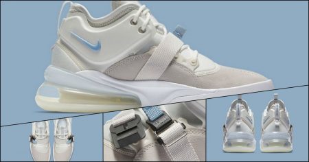 # Nike Air Force 270：灰藍配色款新色發表即將上市