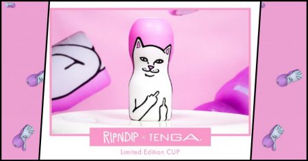# TENGA × RIPNDIP：聯名限量經典 中指貓 CUP
