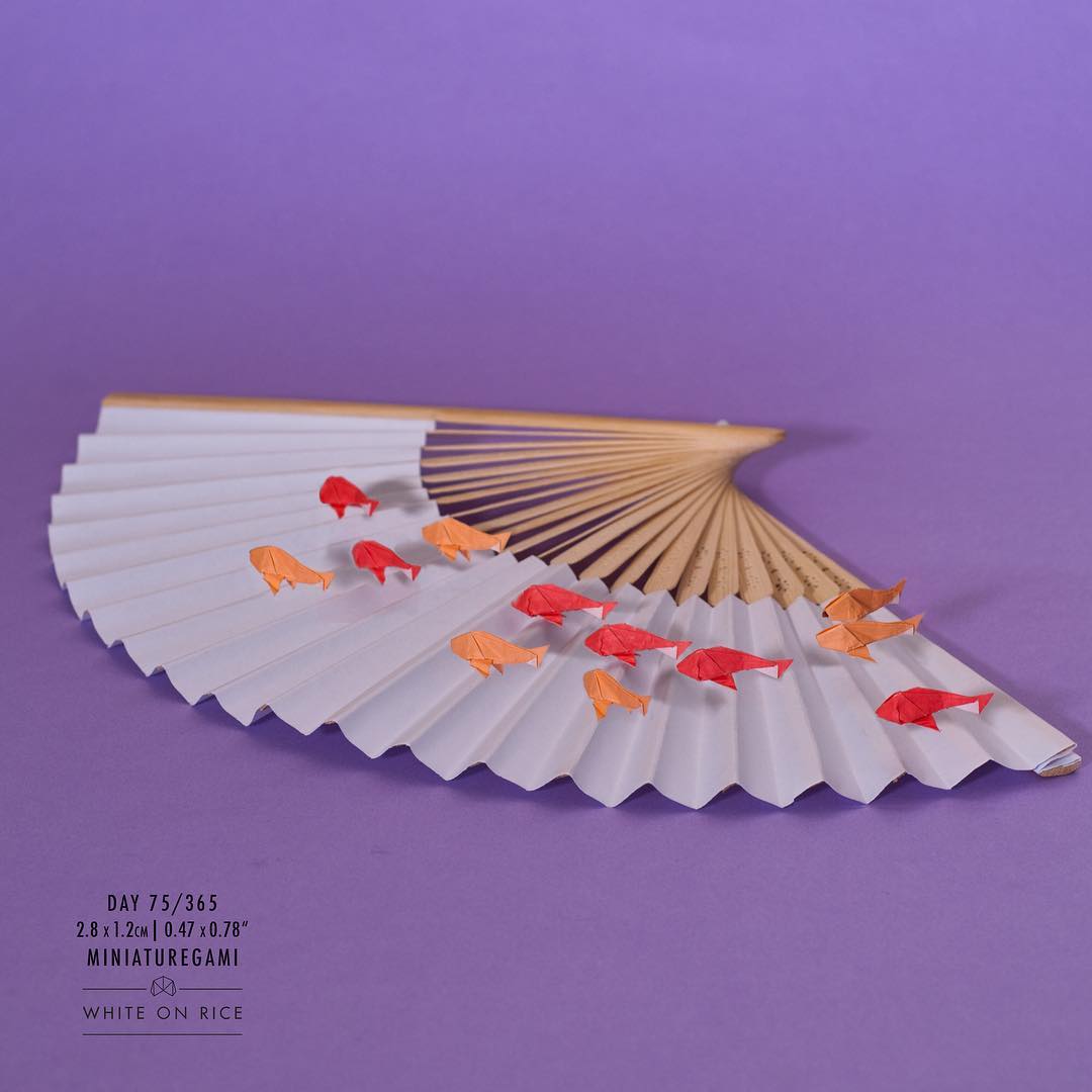 # A 365 day origami Instagram project：帶來滿滿療癒感的摺紙藝術照 9
