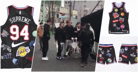 # Supreme × NIKE 聯名新品上市插曲：日本涉谷分店排隊爭執遭中國人拿折凳爆打日本保全
