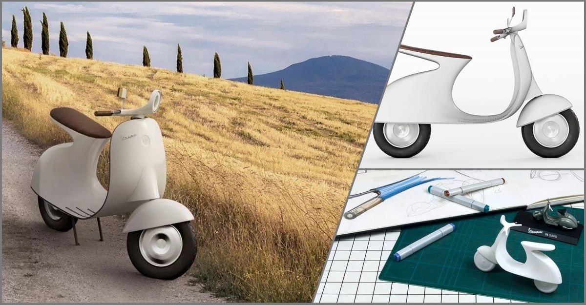 # 絕美型設計速克達電動車：Giulio Iacchetti 義大利設計師 × Vespa 偉士牌