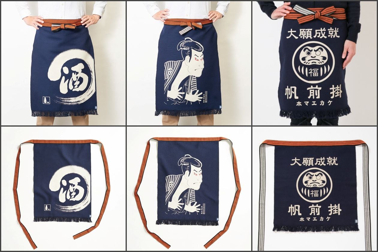 # 有如穿著日式圍裙的創意包裝：日本傳統圍裙染上新創包裝點子 8