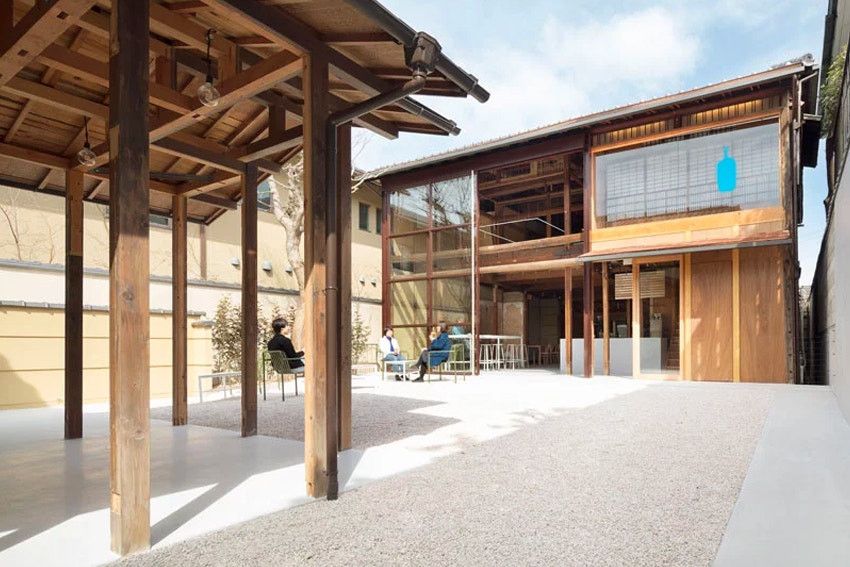 # 藍瓶咖啡 × 京都懷舊風格新店：日本傳統町屋配以簡約現代美學 9