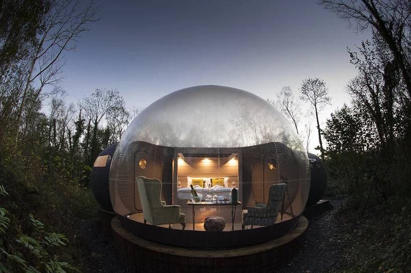 # 360 度全透明泡泡小屋仰望浩瀚星空夜景：就在北愛爾蘭的芬恩湖度假村上 2