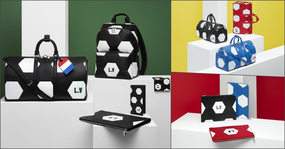 # LV 知名精品包品牌 × 世界盃足球賽：推出 2018 世界盃皮革包袋系列