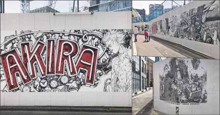 # 渋谷知名百貨 PARCO × 大友克洋：活用工事用外牆建構展現新《AKIRA》世界觀圖騰