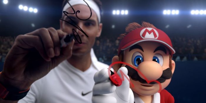 # 超級瑪利歐最新作轉戰網球體感遊戲：對決球王納達爾