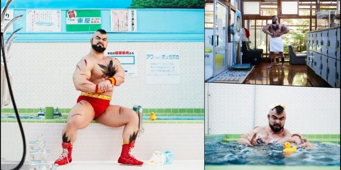# 快打旋風的桑吉爾夫來為你介紹日本泡湯文化：來自日本 Redbull【Cosplay 妄想寫真館】企劃