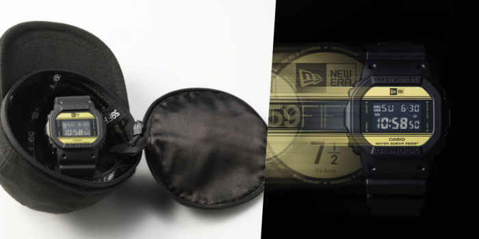 # G-Shock × New Era：迎接35週年推出聯名款式，帽型收納錶袋超吸睛！