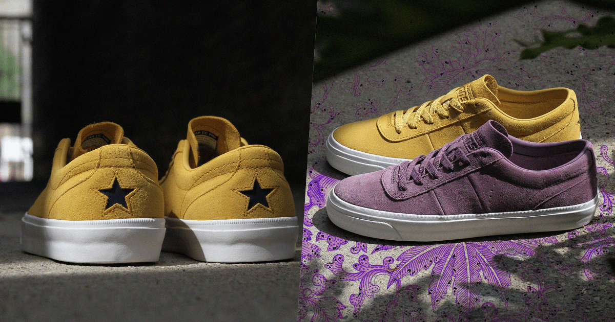 Converse One Star CC Pro OX 釋出新色：亮紫與芥末黃為夏天增添活力