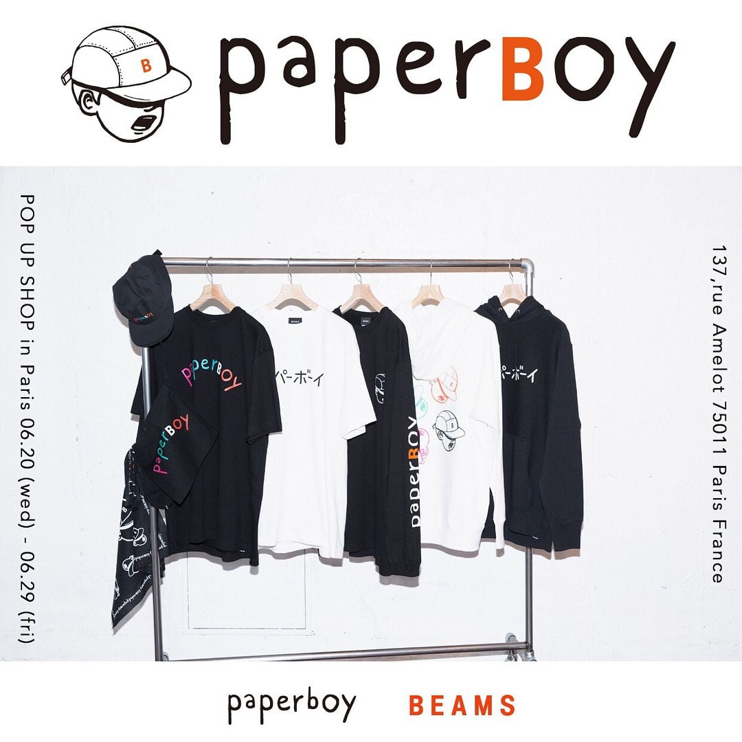 # Paperboy × beams：火紅聯名話題即將登場！ 1