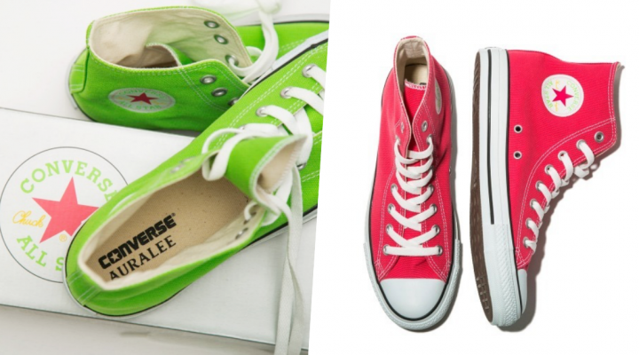 # AURALEE × Converse × Beauty&Youth：螢光色系聯名鞋款即將登場