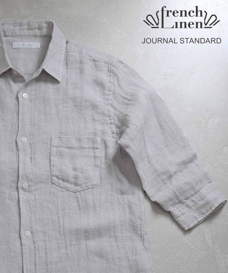 # JOURNAL STANDARD 抗暑對策：來自法國亞麻製的七分袖襯衫 14