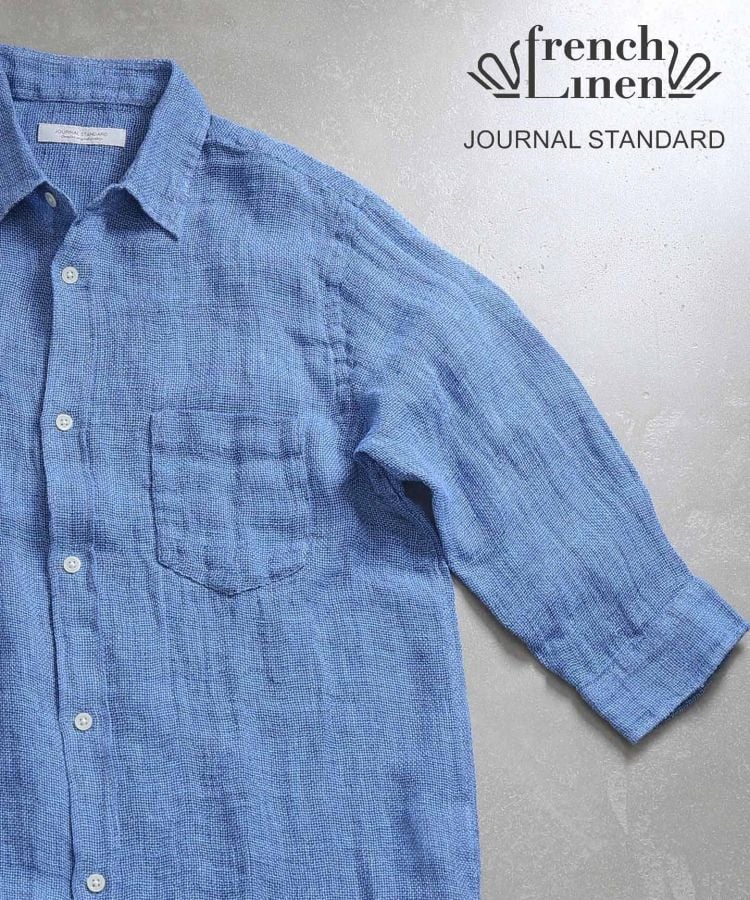 # JOURNAL STANDARD 抗暑對策：來自法國亞麻製的七分袖襯衫 18