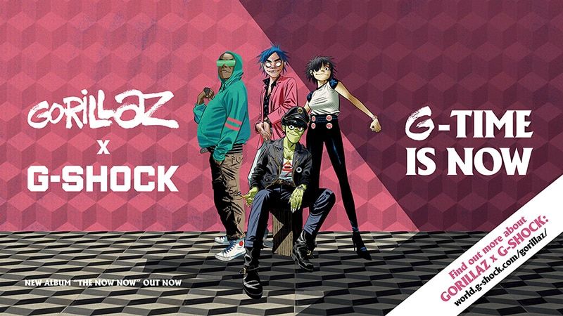 # G-SHOCK × GORILLAZ：街頭霸王與知名錶牌聯名系列即將登場！ 1