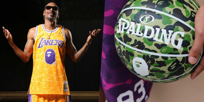 # BAPE × Mitchell＆Ness：猿人頭迷彩 NBA 球衣登場，Snoop Dogg 親身演繹