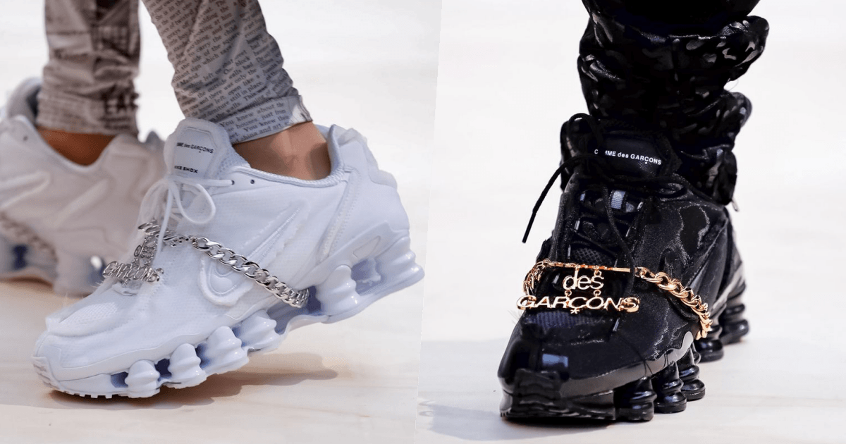 # 彈簧鞋風潮再度來襲：COMME DES GARÇONS × Nike 最新聯名款式於時裝週登場