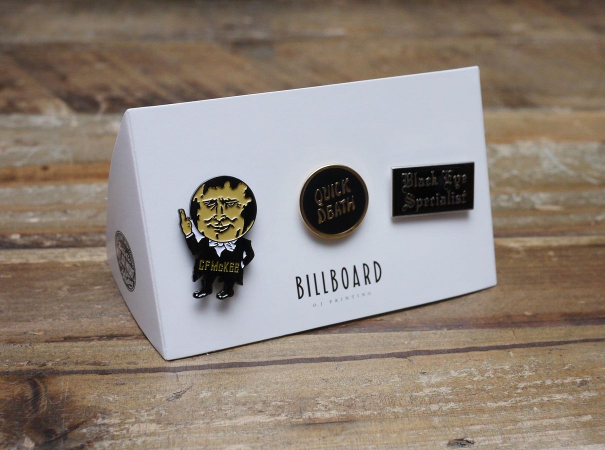1.Old Joe & Co. "Billboard" Pin Badge Set
