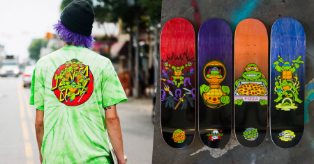 # 經典滑板品牌 Santa Cruz × 忍者龜：聯名系列即將上架，生動模樣粉絲必收藏！