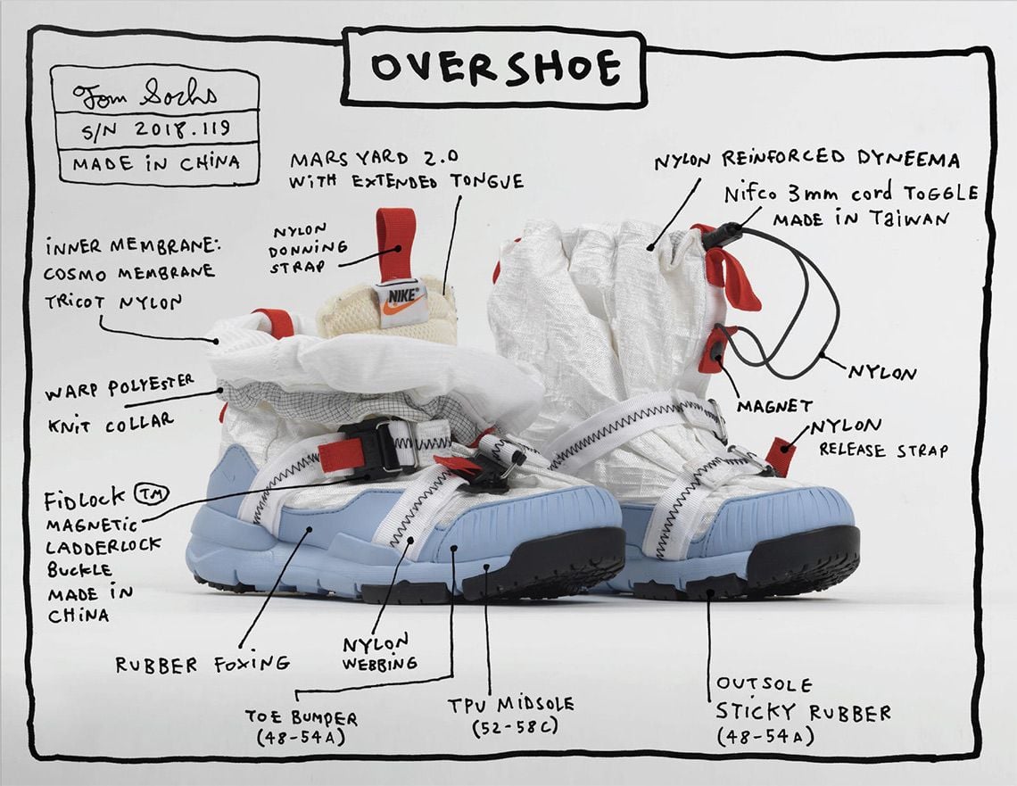 # Tom Sachs × Nike 全新鞋款釋出：Mars Yard Overshoe 太空靈感設計超吸睛！ 1